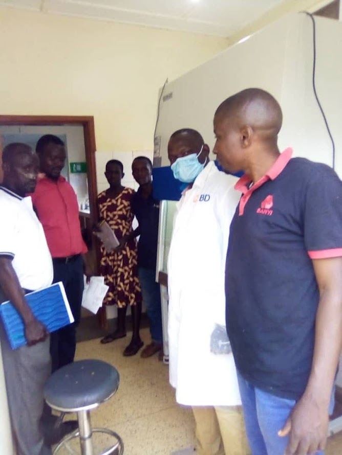 Medical team inspection